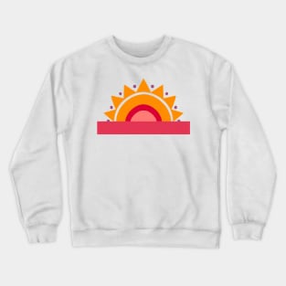 Retro sunset Crewneck Sweatshirt